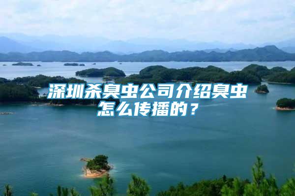 深圳殺臭蟲(chóng)公司介紹臭蟲(chóng)怎么傳播的？