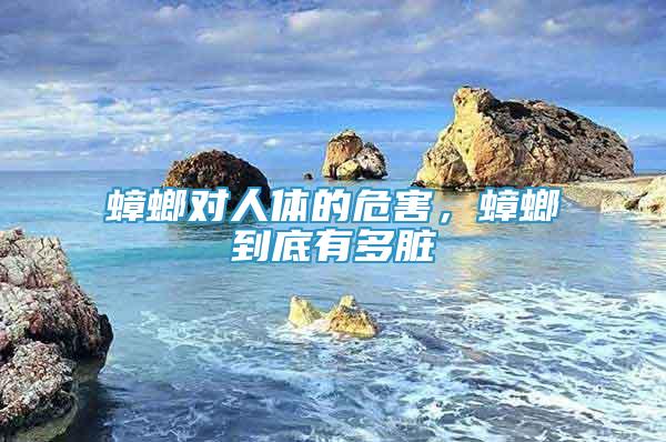 蟑螂對(duì)人體的危害，蟑螂到底有多臟