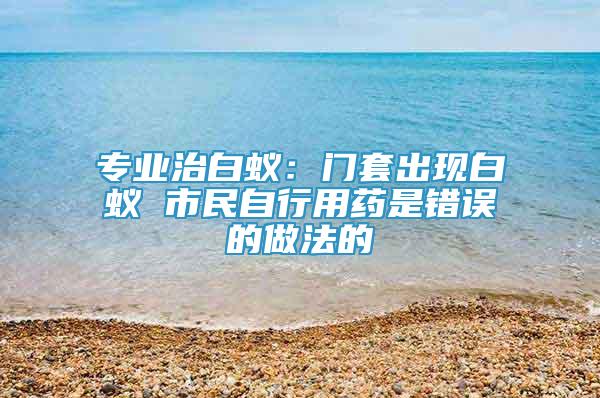 專業(yè)治白蟻：門套出現(xiàn)白蟻 市民自行用藥是錯(cuò)誤的做法的