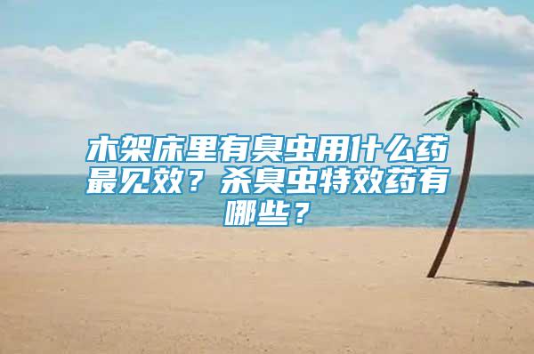 木架床里有臭蟲用什么藥最見效？殺臭蟲特效藥有哪些？