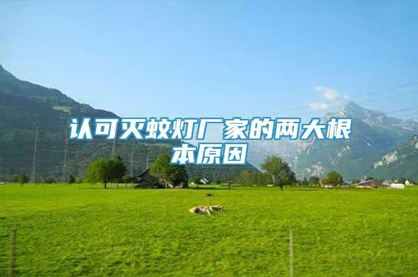 認可滅蚊燈廠家的兩大根本原因