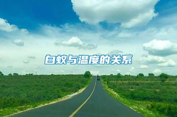 白蟻與溫度的關(guān)系