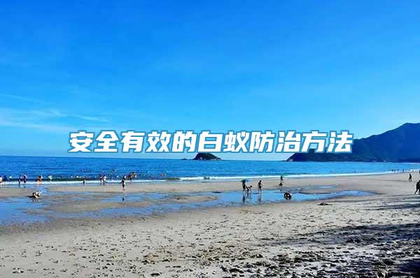 安全有效的白蟻防治方法