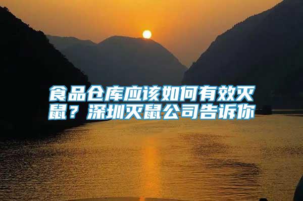 食品倉庫應(yīng)該如何有效滅鼠？深圳滅鼠公司告訴你