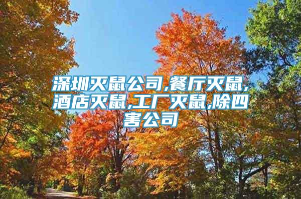 深圳滅鼠公司,餐廳滅鼠,酒店滅鼠,工廠滅鼠,除四害公司