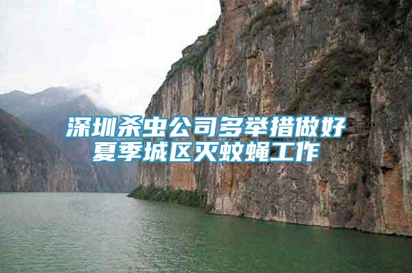 深圳殺蟲公司多舉措做好夏季城區(qū)滅蚊蠅工作