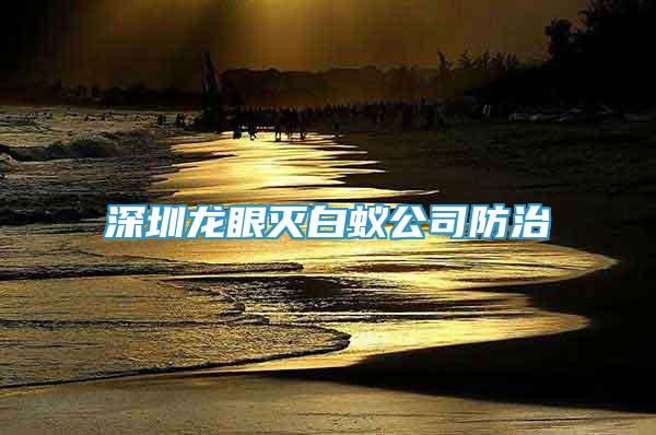 深圳龍眼滅白蟻公司防治