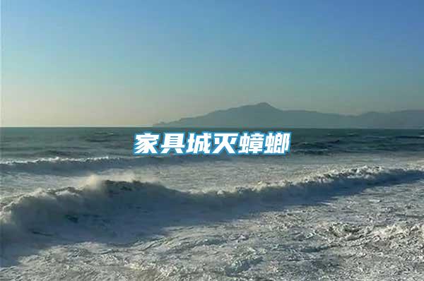 家具城滅蟑螂