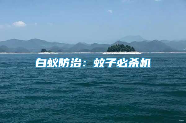 白蟻防治：蚊子必殺機