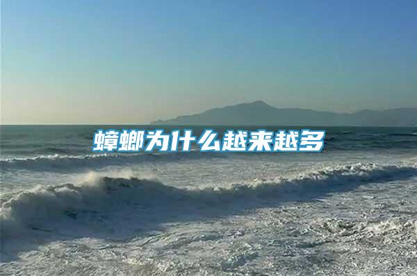 蟑螂為什么越來越多