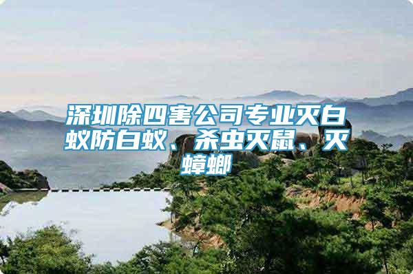 深圳除四害公司專業(yè)滅白蟻防白蟻、殺蟲滅鼠、滅蟑螂