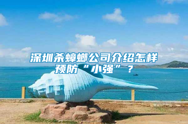 深圳殺蟑螂公司介紹怎樣預(yù)防“小強(qiáng)”？