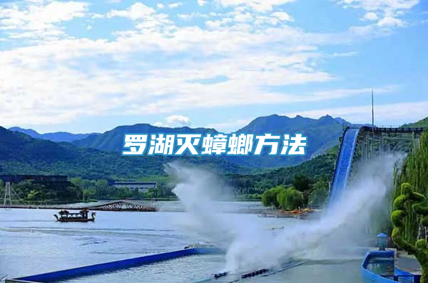 羅湖滅蟑螂方法