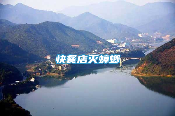 快餐店滅蟑螂