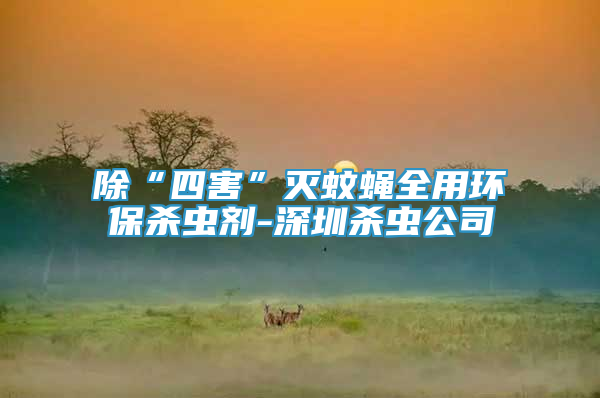 除“四害”滅蚊蠅全用環(huán)保殺蟲劑-深圳殺蟲公司