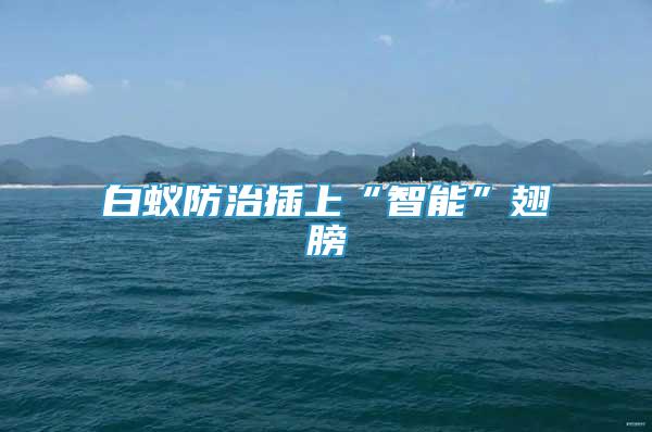 白蟻防治插上“智能”翅膀