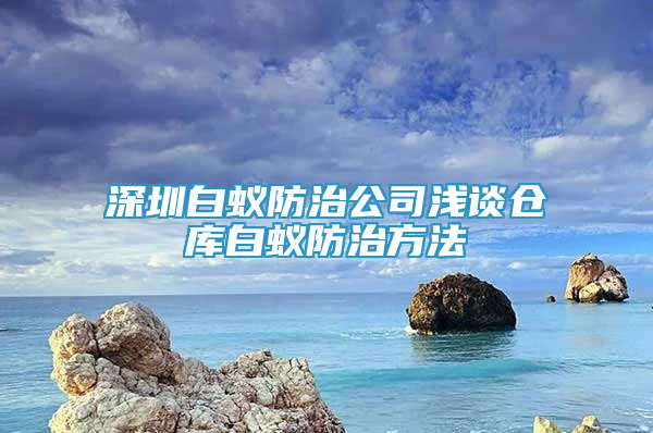 深圳白蟻防治公司淺談倉庫白蟻防治方法