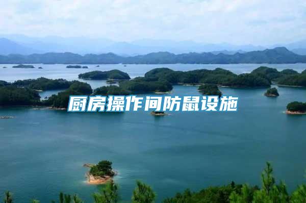 廚房操作間防鼠設(shè)施