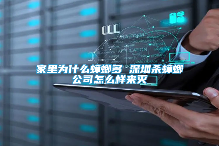 家里為什么蟑螂多 深圳殺蟑螂公司怎么樣來滅