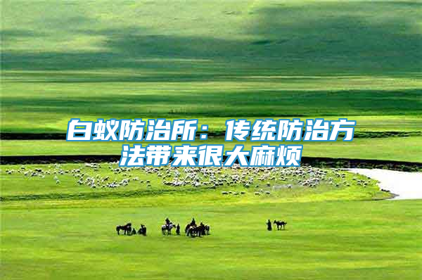 白蟻防治所：傳統(tǒng)防治方法帶來很大麻煩