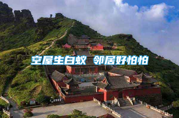 空屋生白蟻 鄰居好怕怕