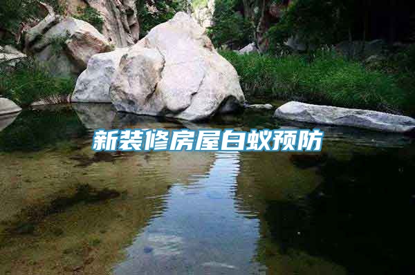 新裝修房屋白蟻預(yù)防