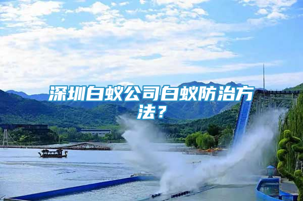 深圳白蟻公司白蟻防治方法？