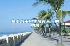 在南方不同季節(jié)有不同的蟲害