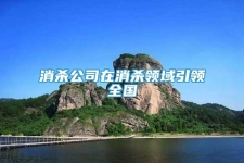 消殺公司在消殺領(lǐng)域引領(lǐng)全國